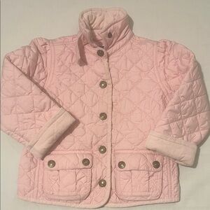 Ralph Lauren Light Pink Quilted Kids Puffer Jacket